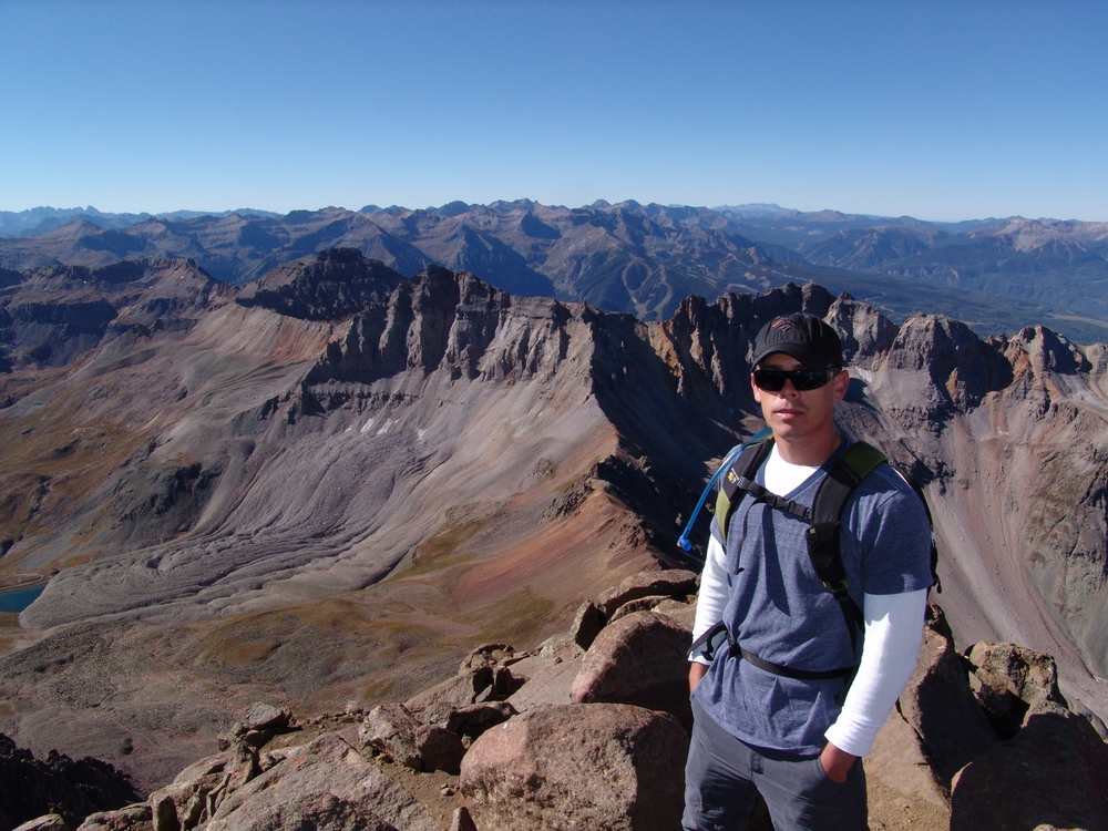 Arron on Sneffels Summit